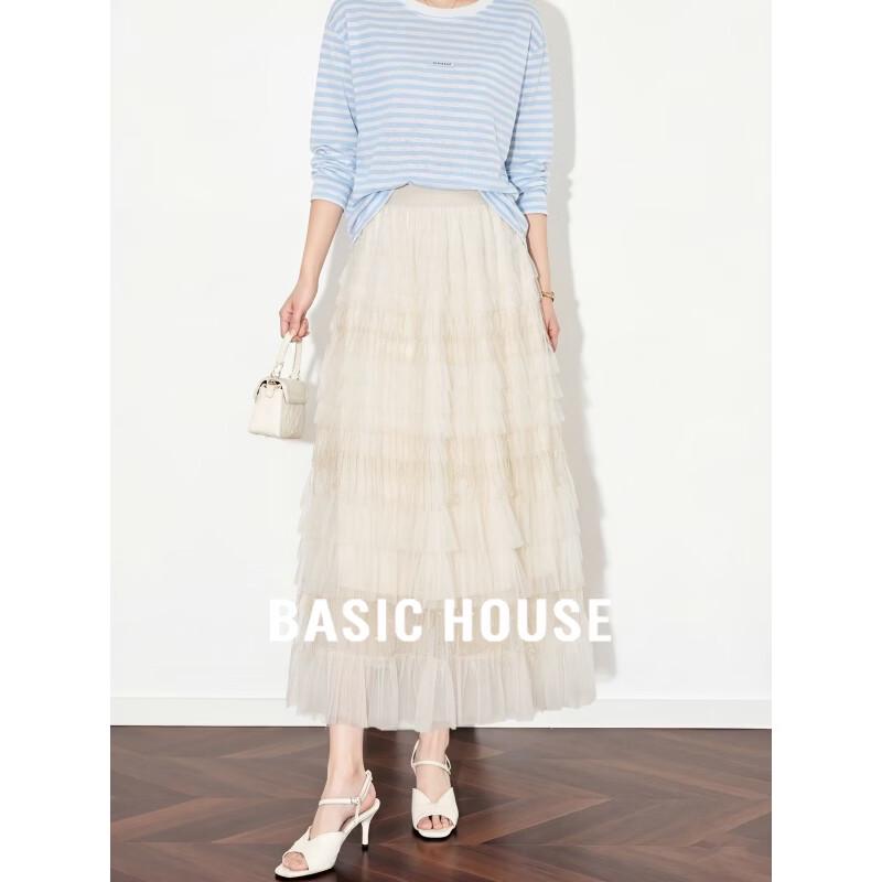 Basic House Women s Pleated Mesh A-Line Midi Skirt M
Basic House Women s Pleated Mesh A-Line Midi Skirt M