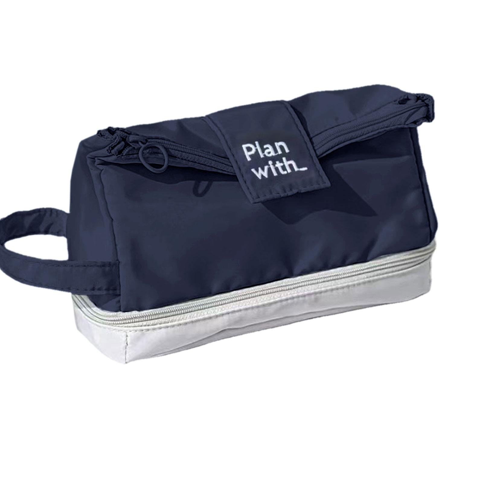 Большая вместительная сумка для карандашей, двухслойный пенал, складная сумка для ручек, простая сумка для карандашей, возврат в школьные принадлежности 1