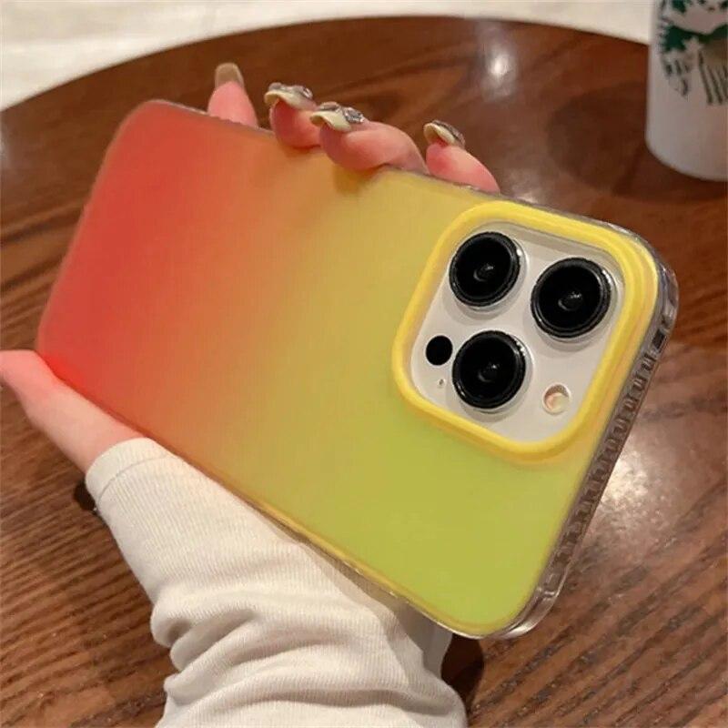 Чехол для телефона iPhone 15 Gradient Rainbow IMD для iPhone 14 13 12 11 15Pro Max, мягкий противоударный чехол, устойчивый к падениям и царапинам
Чехол для телефона iPhone 15 Gradient Rainbow IMD для iPhone 14 13 12 11 15Pro Max, мягкий противоударный чехол, устойчивый к падениям и царапинам