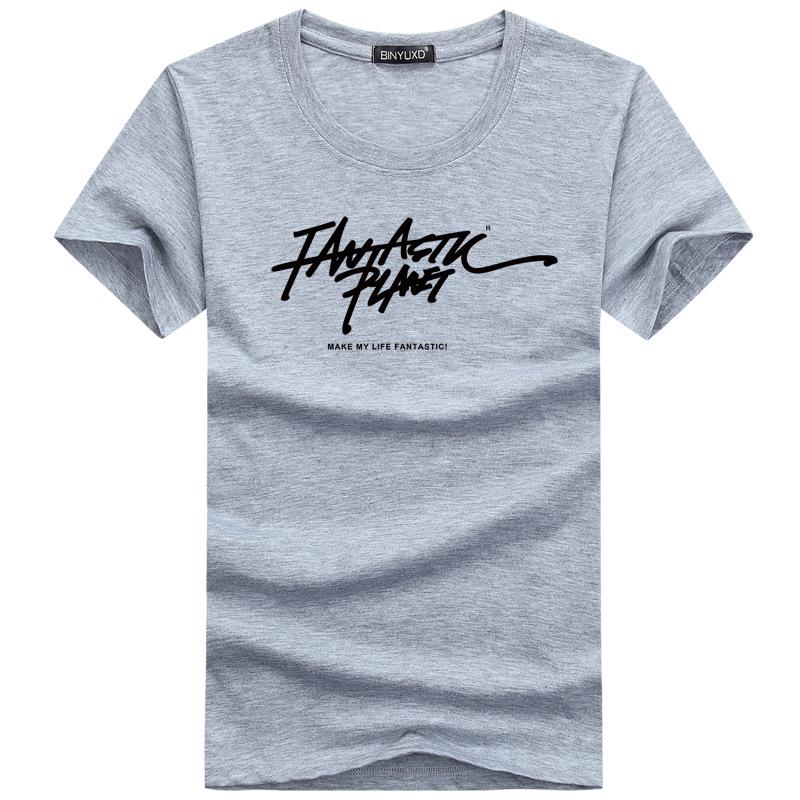 2018 Мужская футболка в корейском стиле с коротким рукавом и круглым вырезом - летний тренд XXL серый
2018 Мужская футболка в корейском стиле с коротким рукавом и круглым вырезом - летний тренд XXL серый