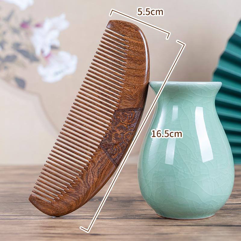 Sandalwood comb, carved gold sandalwood handle comb, albizia comb
Sandalwood comb, carved gold sandalwood handle comb, albizia comb