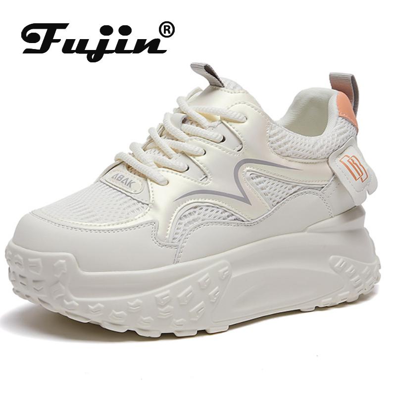 Fujin/7 см, новые кроссовки из синтетической натуральной кожи на вулканизированной танкетке, повседневные дышащие летние модные туфли на платформе, 7 см 34
Fujin/7 см, новые кроссовки из синтетической натуральной кожи на вулканизированной танкетке, повседневные дышащие летние модные туфли на платформе, 7 см 34