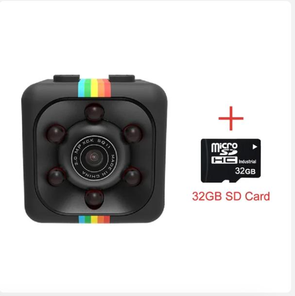 Оригінальна міні-камера SQ11 1080p HD мікрокамера 30-кадрова екшн-відеокамера Спортивна DV Відкритий Gopro Підтримка нічного бачення 32G
Оригінальна міні-камера SQ11 1080p HD мікрокамера 30-кадрова екшн-відеокамера Спортивна DV Відкритий Gopro Підтримка нічного бачення 32G