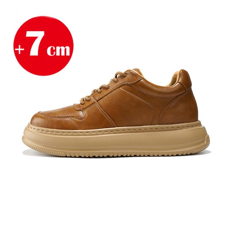 7cm Lifting Elevator Shoes Men Genuine Leather Platform Sneakers Thick Sole & Hidden Height Increase Board Casual Sports Shoes 44
7cm Lifting Elevator Shoes Men Genuine Leather Platform Sneakers Thick Sole & Hidden Height Increase Board Casual Sports Shoes 44