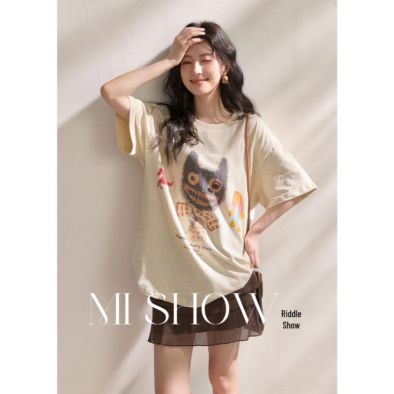 Women s Quirky Cat Print T-Shirt S
Women s Quirky Cat Print T-Shirt S