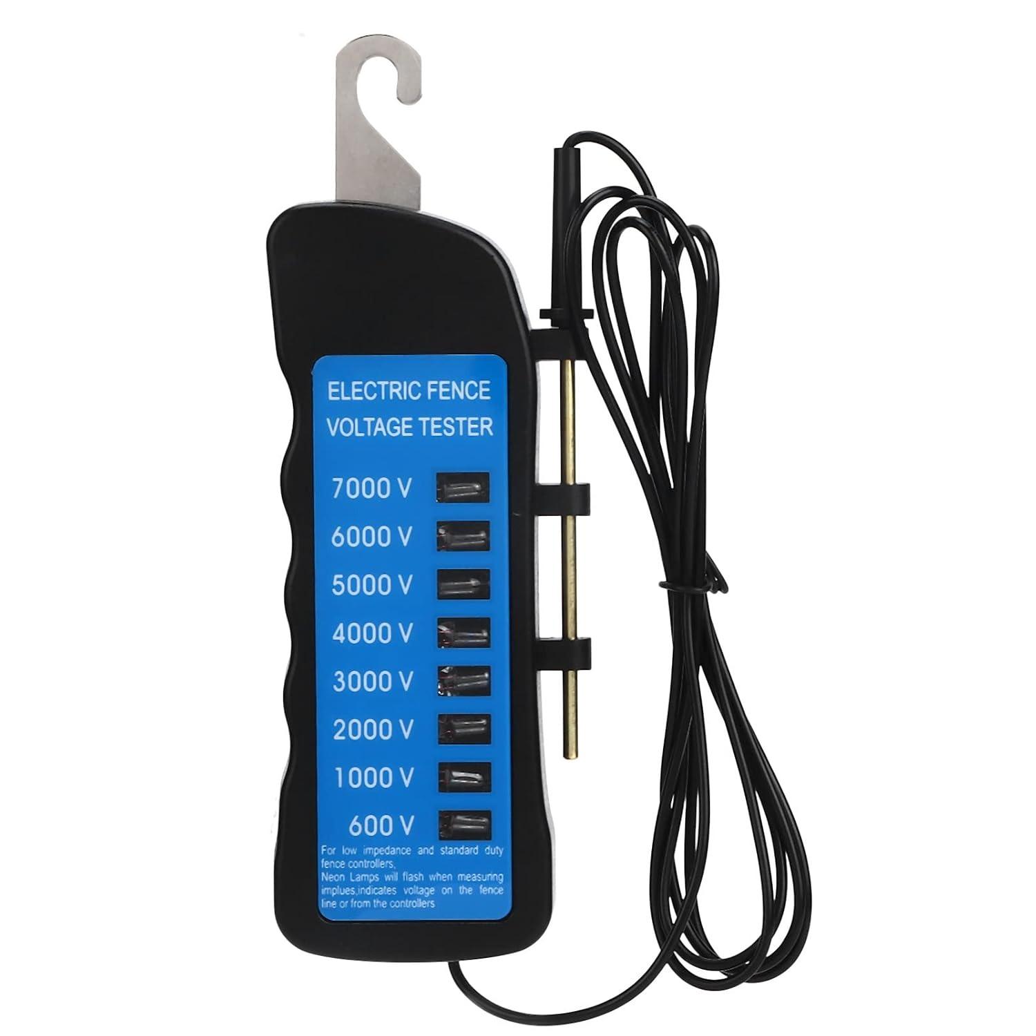 7000V Electric Fence Tester, ABS Eight Light Indicator Voltage Tester for Agricultural Supply Fencing синій
7000V Electric Fence Tester, ABS Eight Light Indicator Voltage Tester for Agricultural Supply Fencing синій
