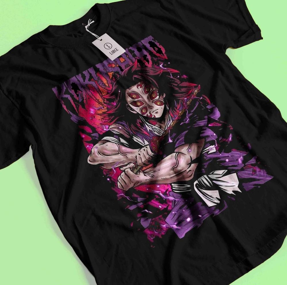 Demon Slayer Shirt Kokushibo Upper Moon 1 Tshirt Zenitsu T-Shirt Muzan Tanjiro L
Demon Slayer Shirt Kokushibo Upper Moon 1 Tshirt Zenitsu T-Shirt Muzan Tanjiro L