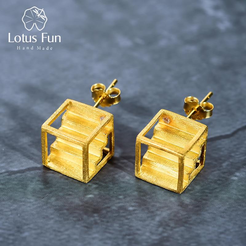 Lotus Fun, креативные серьги-гвоздики с лестницей, изящные ювелирные изделия ручной работы, простой подарок, модная вечеринка для женщин
Lotus Fun, креативные серьги-гвоздики с лестницей, изящные ювелирные изделия ручной работы, простой подарок, модная вечеринка для женщин