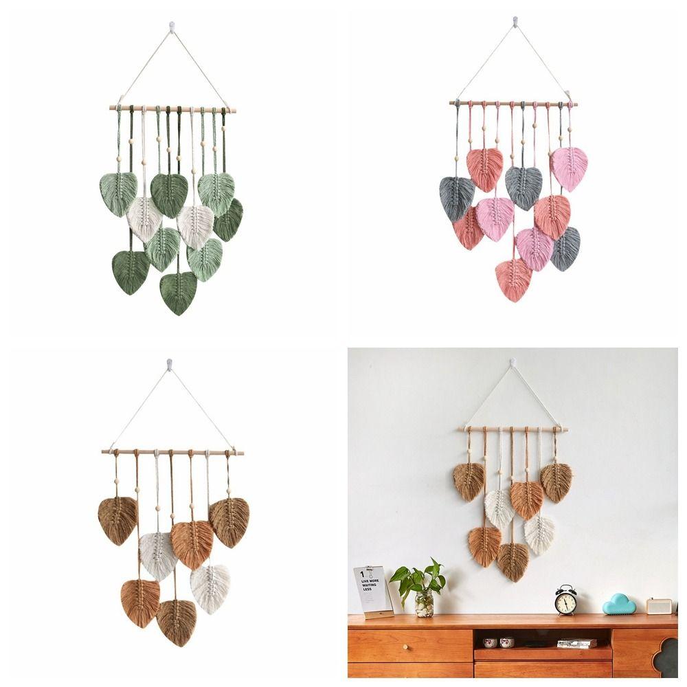 Leaf Shape Leaf Tapestry Bohemian Style Tassel Woven Tapestry Three Colors Leaf Tapestry Home
Leaf Shape Leaf Tapestry Bohemian Style Tassel Woven Tapestry Three Colors Leaf Tapestry Home