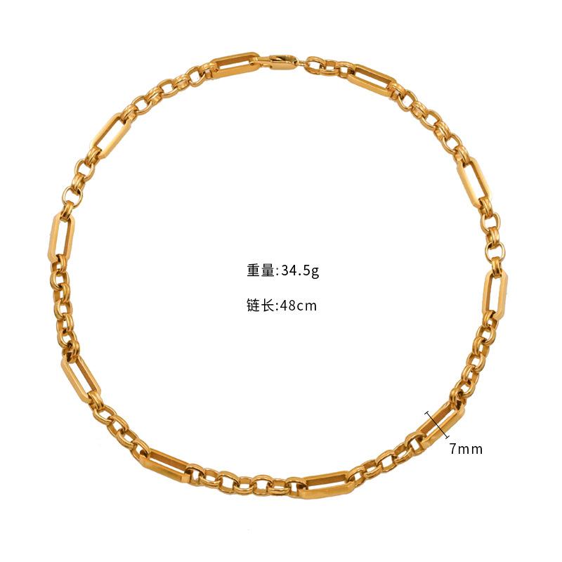 Plain Chain Light Luxury High-End Design Sense Niche Clavicle Chain Versatile
Plain Chain Light Luxury High-End Design Sense Niche Clavicle Chain Versatile