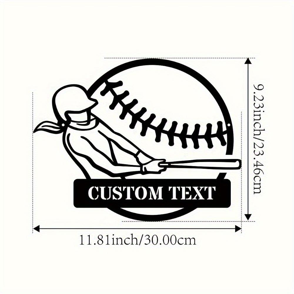 Metal Wall Art Baseball Gift Personalized Family Name Sign Indoor Sports Decor TYDZ003898
Metal Wall Art Baseball Gift Personalized Family Name Sign Indoor Sports Decor TYDZ003898