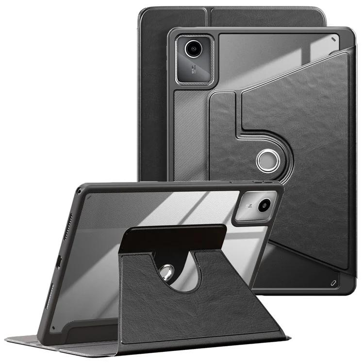 Для Lenovo Tab M11 TB330 / Xiaoxin Pad 11 2024 Чехол с поворотной подставкой из искусственной кожи + акрила + чехла для планшета из ТПУ - черный
Для Lenovo Tab M11 TB330 / Xiaoxin Pad 11 2024 Чехол с поворотной подставкой из искусственной кожи + акрила + чехла для планшета из ТПУ - черный