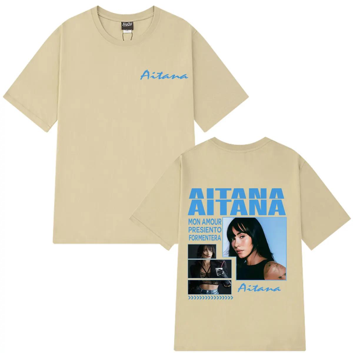 Singer Aitana Album Print T Shirt Men Women Fashion Vintage T-shirt Short-sleeved Cotton Aesthetic Trend Casual Loose T Shirts XXXL червоний
Singer Aitana Album Print T Shirt Men Women Fashion Vintage T-shirt Short-sleeved Cotton Aesthetic Trend Casual Loose T Shirts XXXL червоний
