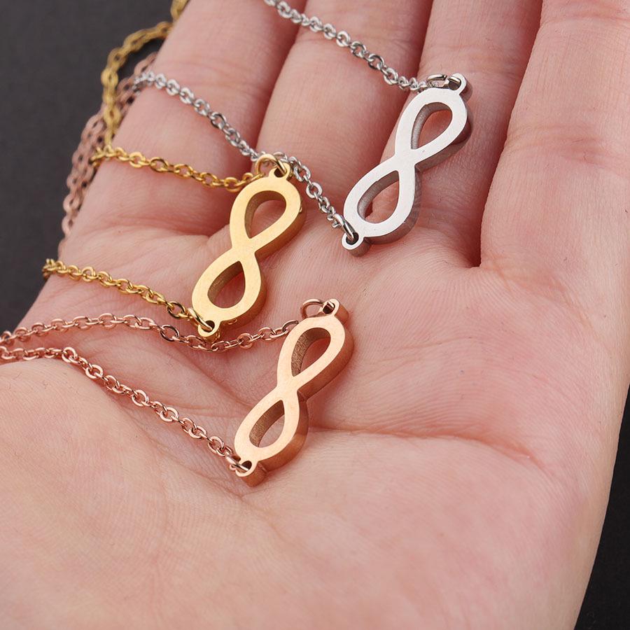 Stainless Steel Infinity Symbol Mirror Pendant Necklace in European & American Style
Stainless Steel Infinity Symbol Mirror Pendant Necklace in European & American Style