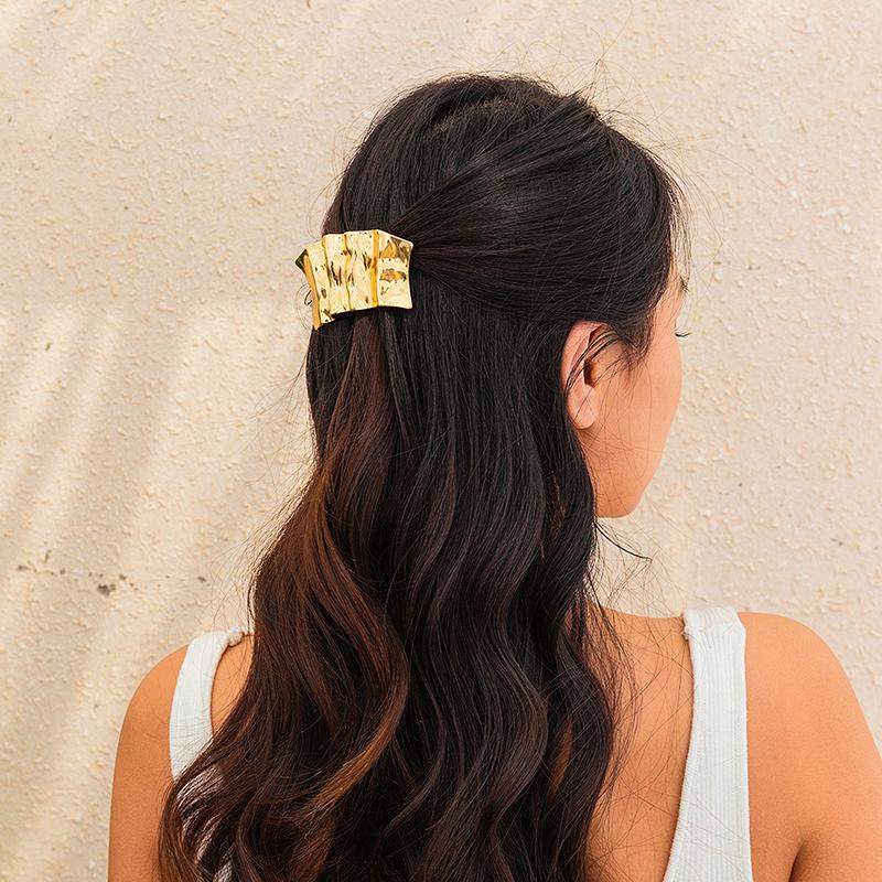 1Pc Metal Geometric Rectangle Matte Multilayer Fold Barrette Exaggeration Hair Clip Accessories For Women Girl A5
1Pc Metal Geometric Rectangle Matte Multilayer Fold Barrette Exaggeration Hair Clip Accessories For Women Girl A5
