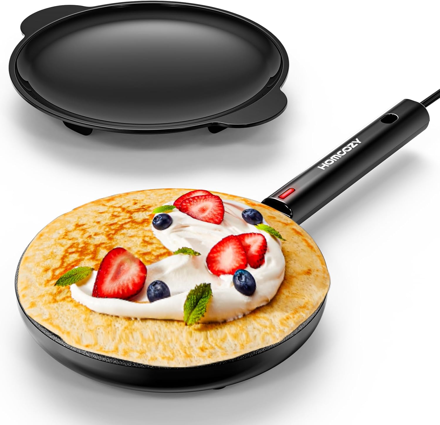 Maker with Handle, 8 Inch Non-Stick Coating Crepe Pan, Auto Temperature Cont United States
Maker with Handle, 8 Inch Non-Stick Coating Crepe Pan, Auto Temperature Cont United States