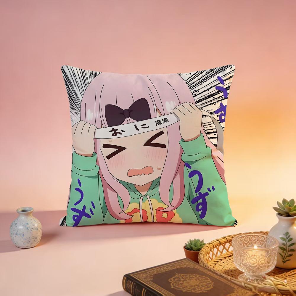 Fashion KKaguyasama Love Is Wared Cushion Cover Premium SkinFriendly Pillow Case MultiPurpose for Home Office Travel 30X30cm
Fashion KKaguyasama Love Is Wared Cushion Cover Premium SkinFriendly Pillow Case MultiPurpose for Home Office Travel 30X30cm