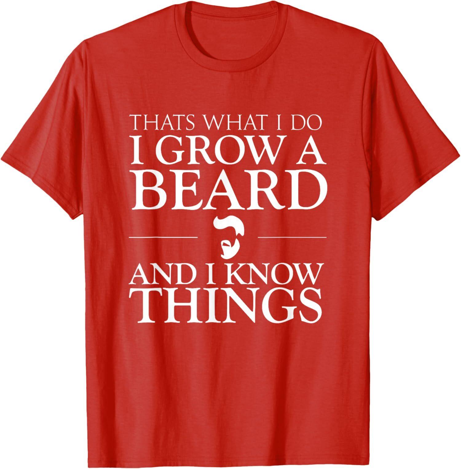 Thats What I Do I Grow A Beard And I Know Things Fun Unisex T-Shirt 5XL різнокольоровий
Thats What I Do I Grow A Beard And I Know Things Fun Unisex T-Shirt 5XL різнокольоровий