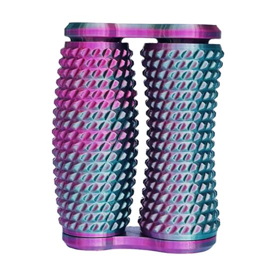 3D-печатная колючая роликовая игрушка-непоседа для снятия тревоги и стресса для детей, подростков и взрослых, ручной рельефный массажный ролик, портативный сенсорный ролик с двумя рядами
3D-печатная колючая роликовая игрушка-непоседа для снятия тревоги и стресса для детей, подростков и взрослых, ручной рельефный массажный ролик, портативный сенсорный ролик с двумя рядами