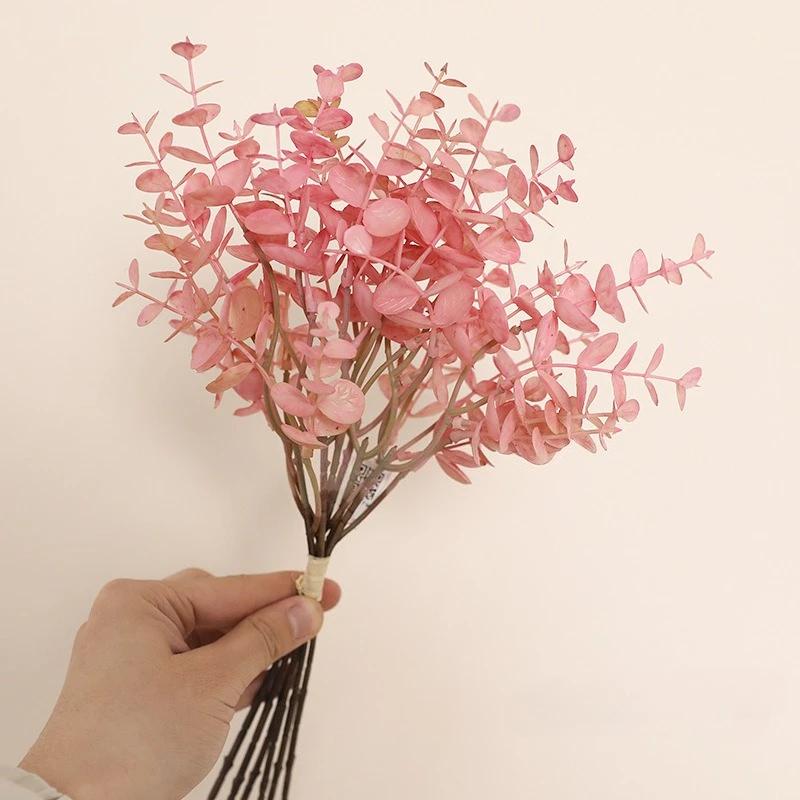 2pcs Home Decor Artificial Eucalyptus Leaves Plastic Plant Floral Garden Decoration Simulation 6 Sticks Tied Money Leaf Bouquet рожевий
2pcs Home Decor Artificial Eucalyptus Leaves Plastic Plant Floral Garden Decoration Simulation 6 Sticks Tied Money Leaf Bouquet рожевий