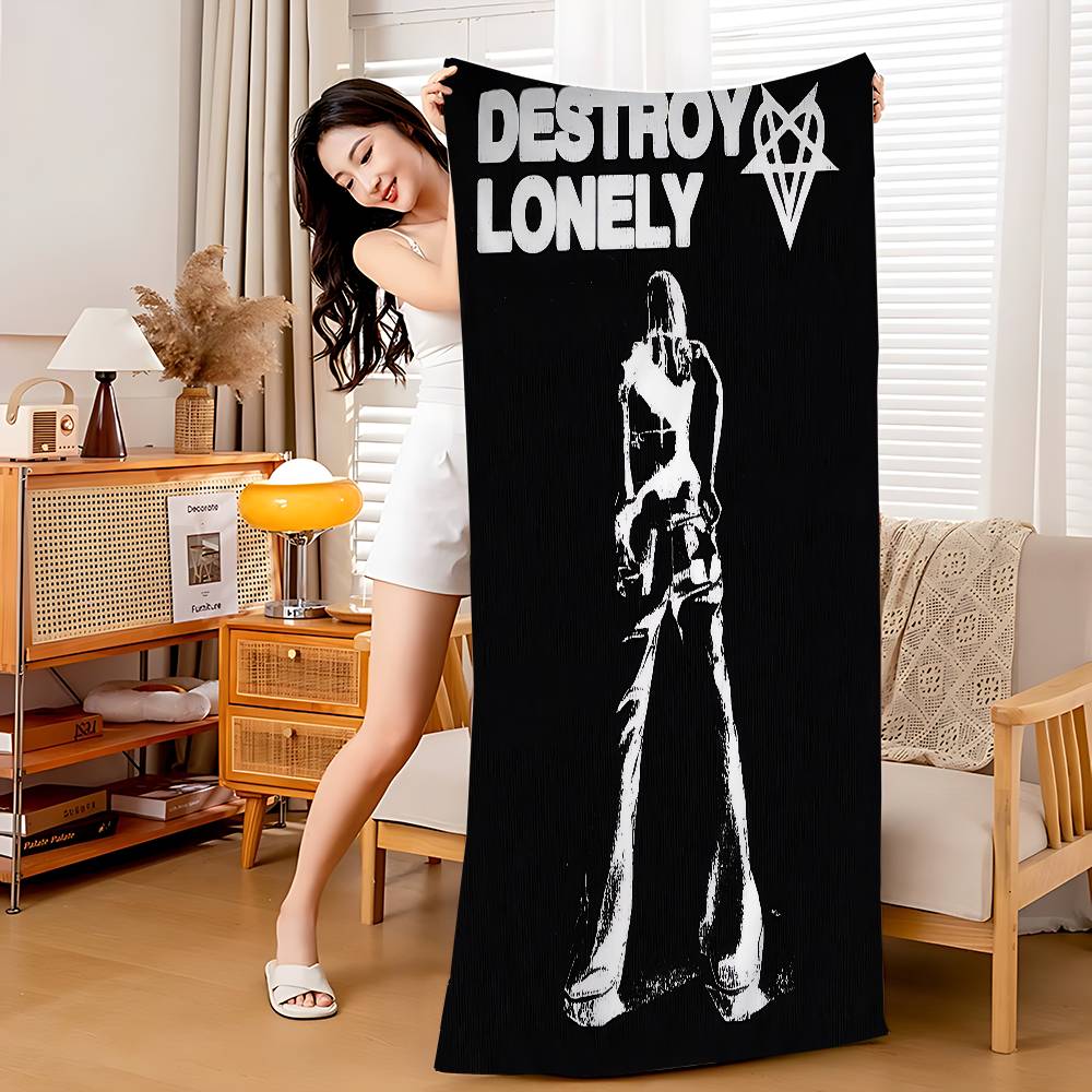 Pop Hip Hop Rapper Destroy Lonely Bath Towel Microfiber Soft Water Absorbing Breathable For Kids Decorative Cartoon Beach Towel W40*H60(CM)
Pop Hip Hop Rapper Destroy Lonely Bath Towel Microfiber Soft Water Absorbing Breathable For Kids Decorative Cartoon Beach Towel W40*H60(CM)