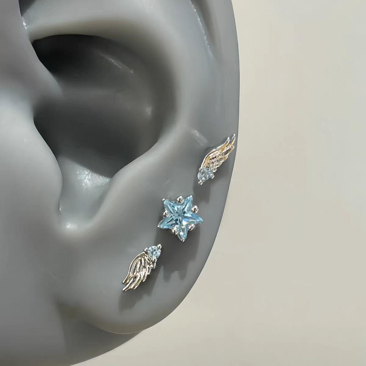 New Shining Creativity Angel Wings Pendant Earrings for Women Fashion Accessories Personalization Zircon Birthday Party Gifts
New Shining Creativity Angel Wings Pendant Earrings for Women Fashion Accessories Personalization Zircon Birthday Party Gifts