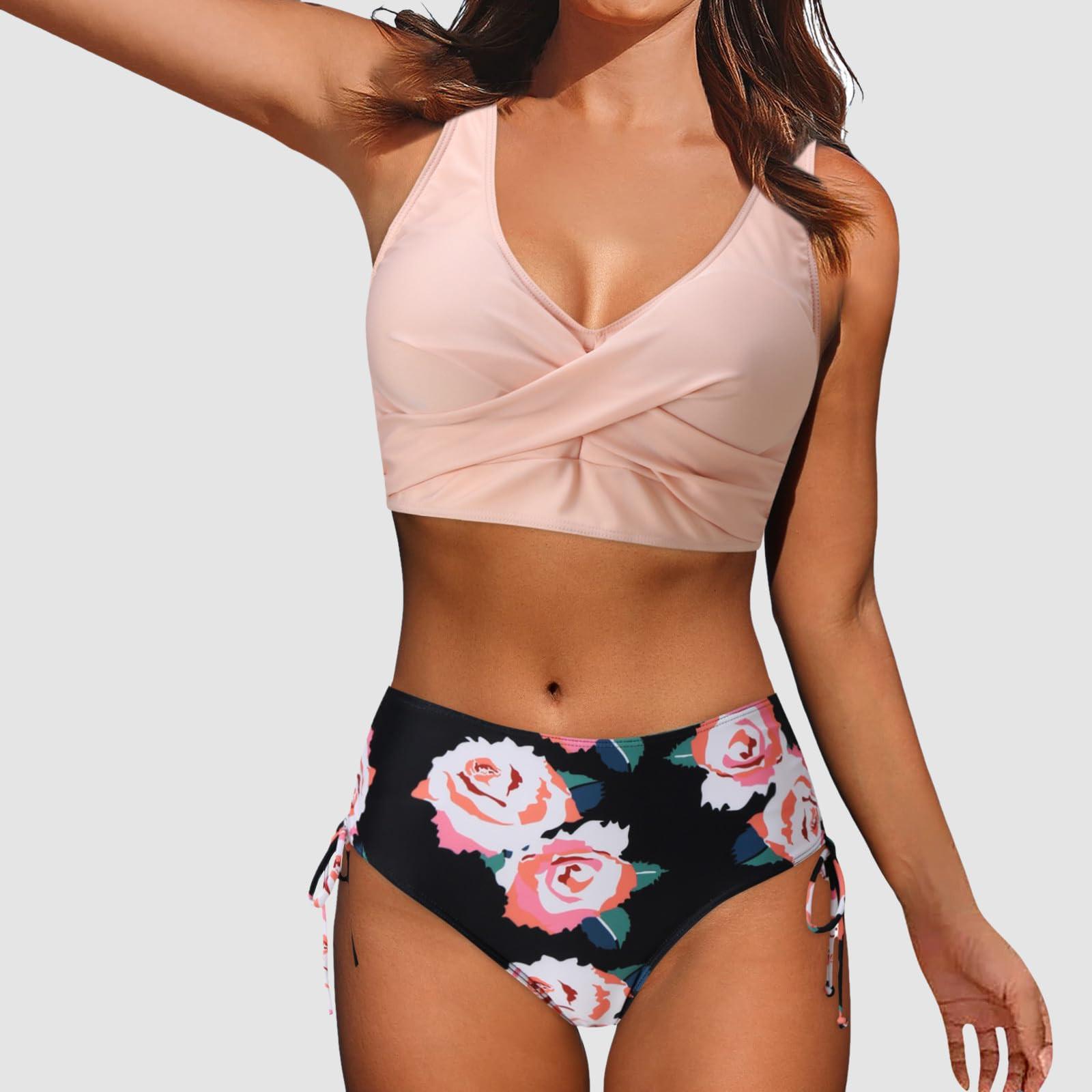 Женский раздельный сексуальный бикини, модный бюстгальтер с высокой талией, мягкий купальник без стального бюстгальтера M розовый
Женский раздельный сексуальный бикини, модный бюстгальтер с высокой талией, мягкий купальник без стального бюстгальтера M розовый