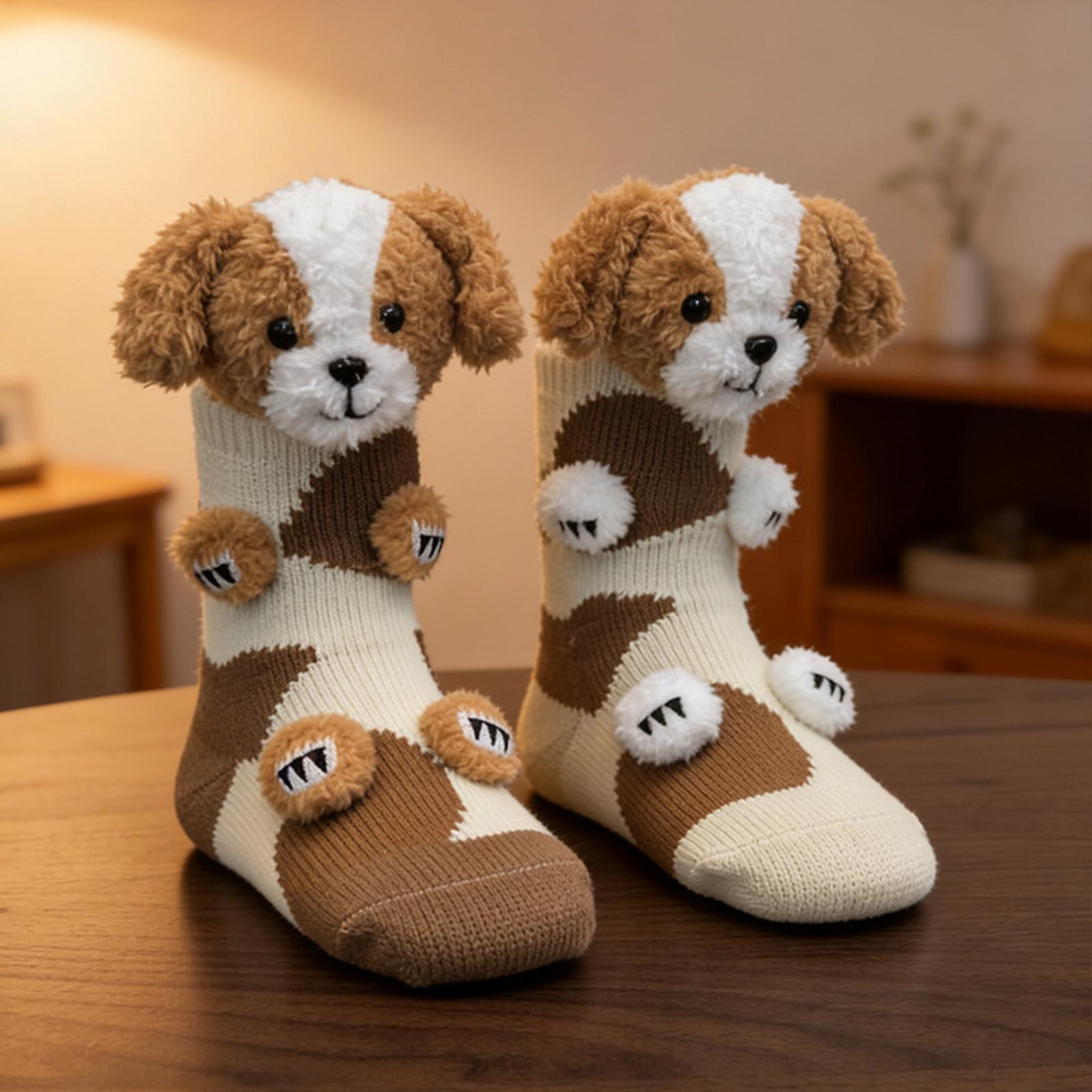 Ladies Trendy Cartoon Plush Knitted Cotton Socks A білий
Ladies Trendy Cartoon Plush Knitted Cotton Socks A білий