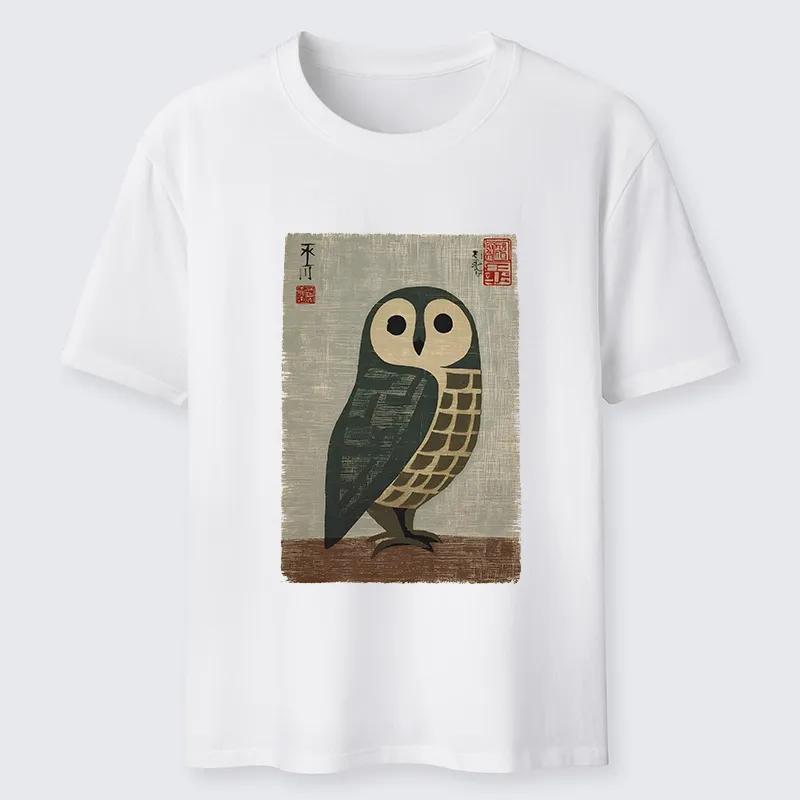 Traditional Owl In Japanese Art TShirt Unisexs and Womens Summer Cotton Clothing Harajuku Fashion Round Neck Short Sleeve Top 4XL
Traditional Owl In Japanese Art TShirt Unisexs and Womens Summer Cotton Clothing Harajuku Fashion Round Neck Short Sleeve Top 4XL