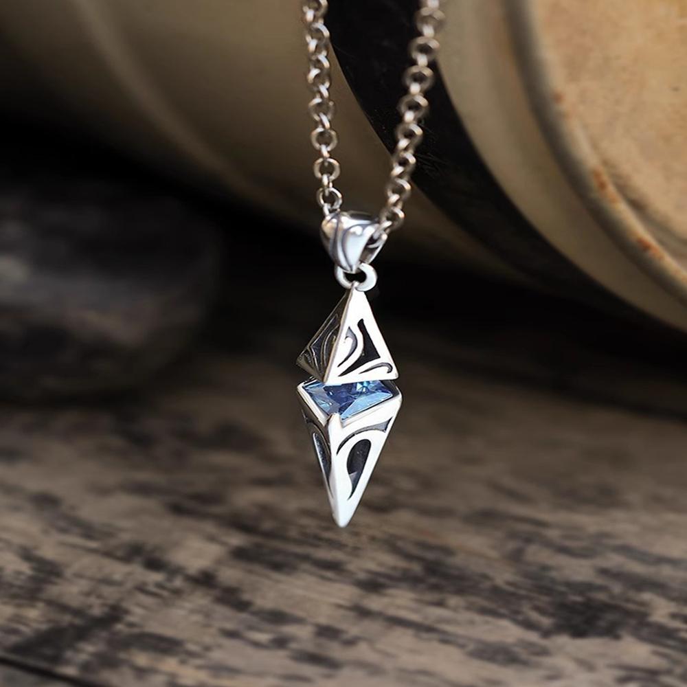 New Retro Star Shaped Diamond Collarbone Chain Men s High-End Trendy Style Niche Hip-Hop Tough Guy Style Gift Blue&50cm серебряный
New Retro Star Shaped Diamond Collarbone Chain Men s High-End Trendy Style Niche Hip-Hop Tough Guy Style Gift Blue&50cm серебряный