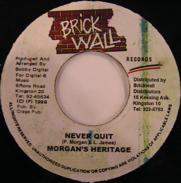 7inch Record MORGAN HERITAGE - Never Quit NONE Brickwall Recor 1999 Jamaica Reggae, Ska & Dub Used
7inch Record MORGAN HERITAGE - Never Quit NONE Brickwall Recor 1999 Jamaica Reggae, Ska & Dub Used