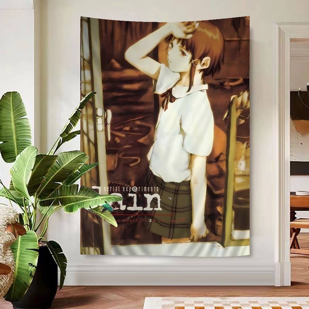 Serial Experiments Lain Cartoon Anime Tapestry Hippie Flower Wall Carpets Dorm Decor Cheap Hippie Wall Hanging 74x94cm(29x37in)
Serial Experiments Lain Cartoon Anime Tapestry Hippie Flower Wall Carpets Dorm Decor Cheap Hippie Wall Hanging 74x94cm(29x37in)