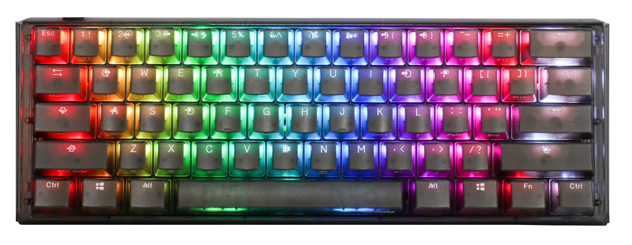 Ducky Channel Ducky One 3 Mini Aura Clear Black 60 Percent Hot Swap RGB LED Double Shot PBT Mechanical Keyboard Kailh Jellyfish Linear
Ducky Channel Ducky One 3 Mini Aura Clear Black 60 Percent Hot Swap RGB LED Double Shot PBT Mechanical Keyboard Kailh Jellyfish Linear