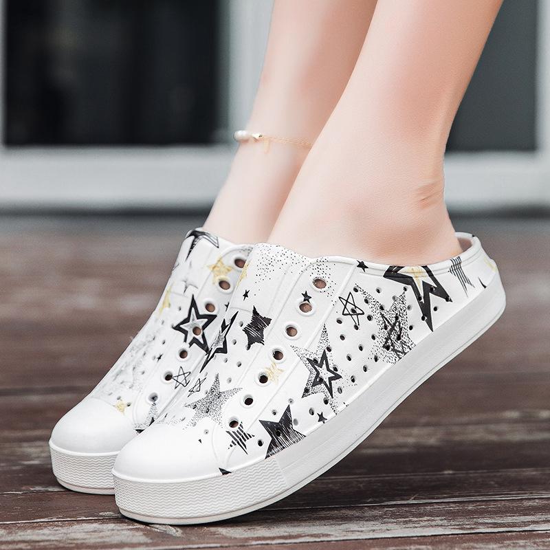Summer hole shoes men s couple printing casual beach hollow bag head cool half slippers soft bottom breathable non-slip comfortable 45
Summer hole shoes men s couple printing casual beach hollow bag head cool half slippers soft bottom breathable non-slip comfortable 45