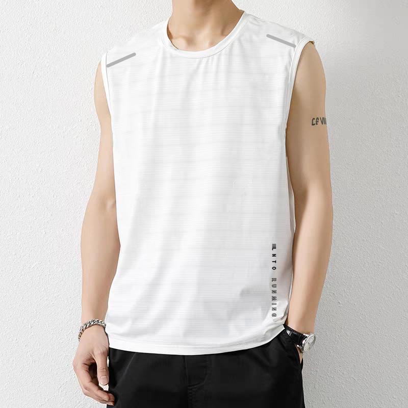 Men s Sleeveless Ice Silk Vest: Breathable, Quick-Drying, Mesh, Round Neck, Wide Waistcoat, Perfect for Summer Sports 4XL (160-180 jin)
Men s Sleeveless Ice Silk Vest: Breathable, Quick-Drying, Mesh, Round Neck, Wide Waistcoat, Perfect for Summer Sports 4XL (160-180 jin)
