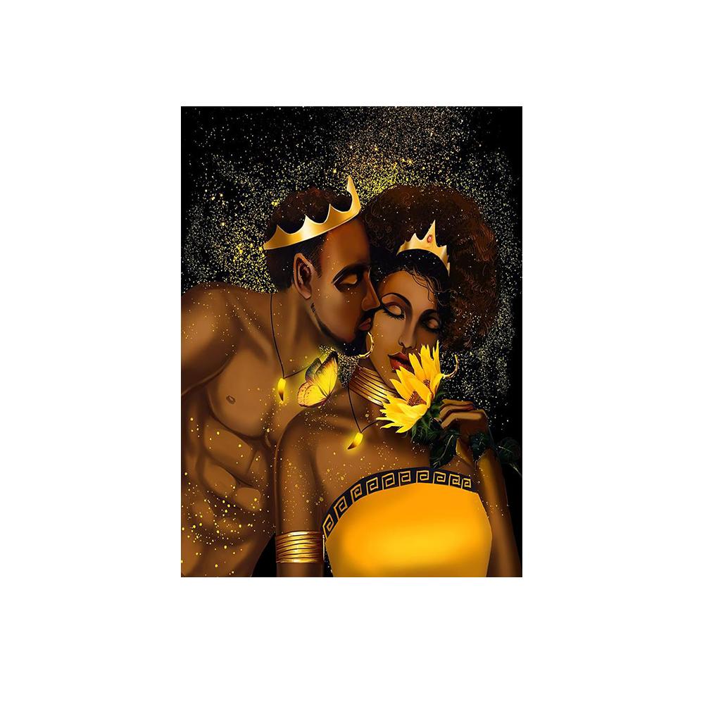 Creative African American King And Queen Canvas Painting, Love Couple Posters Wall Art, For Gift, Living Room Decor, No Frame 21X30CMNo Framed
Creative African American King And Queen Canvas Painting, Love Couple Posters Wall Art, For Gift, Living Room Decor, No Frame 21X30CMNo Framed