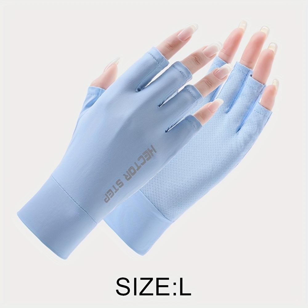 Women s Summer UV Protection Half Finger Gloves-Breathable Ice Silk Driving Cycling Non-Slip Touchscreen Sunblock Outdoor Gloves L синій
Women s Summer UV Protection Half Finger Gloves-Breathable Ice Silk Driving Cycling Non-Slip Touchscreen Sunblock Outdoor Gloves L синій
