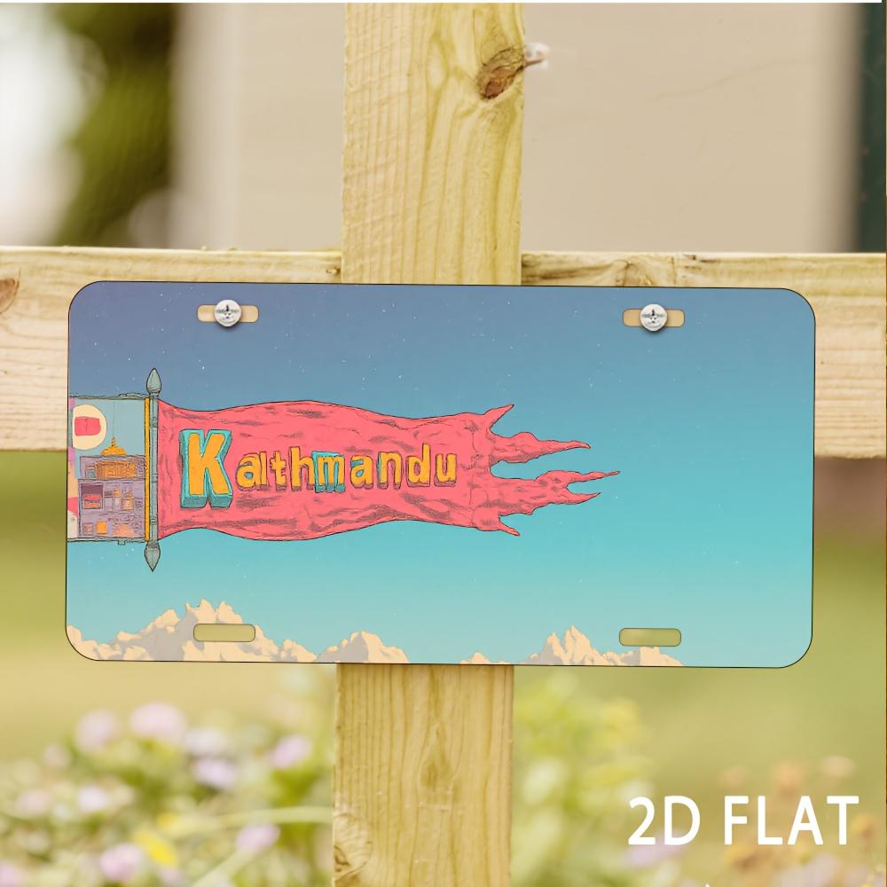 Vintage Cartoon Style Kathmandu Nepal Travel Aluminum Tin Painting D Flat License Plate Shape Metal Wall Art Decor for Home B 15x30cm(5.9x7.8inch)
Vintage Cartoon Style Kathmandu Nepal Travel Aluminum Tin Painting D Flat License Plate Shape Metal Wall Art Decor for Home B 15x30cm(5.9x7.8inch)