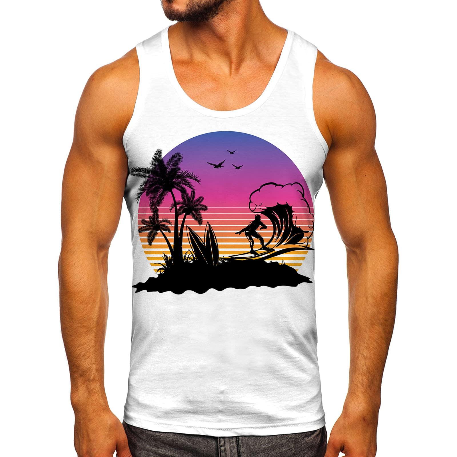 Мужская летняя пляжная майка для серфинга, большой размер, повседневный дышащий топ без рукавов, свободная майка с принтом, мужская рубашка M фиолетовый
Мужская летняя пляжная майка для серфинга, большой размер, повседневный дышащий топ без рукавов, свободная майка с принтом, мужская рубашка M фиолетовый