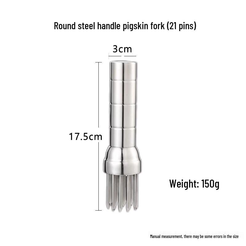 21-Needle Stainless Steel Meat Tenderizer Fork
21-Needle Stainless Steel Meat Tenderizer Fork