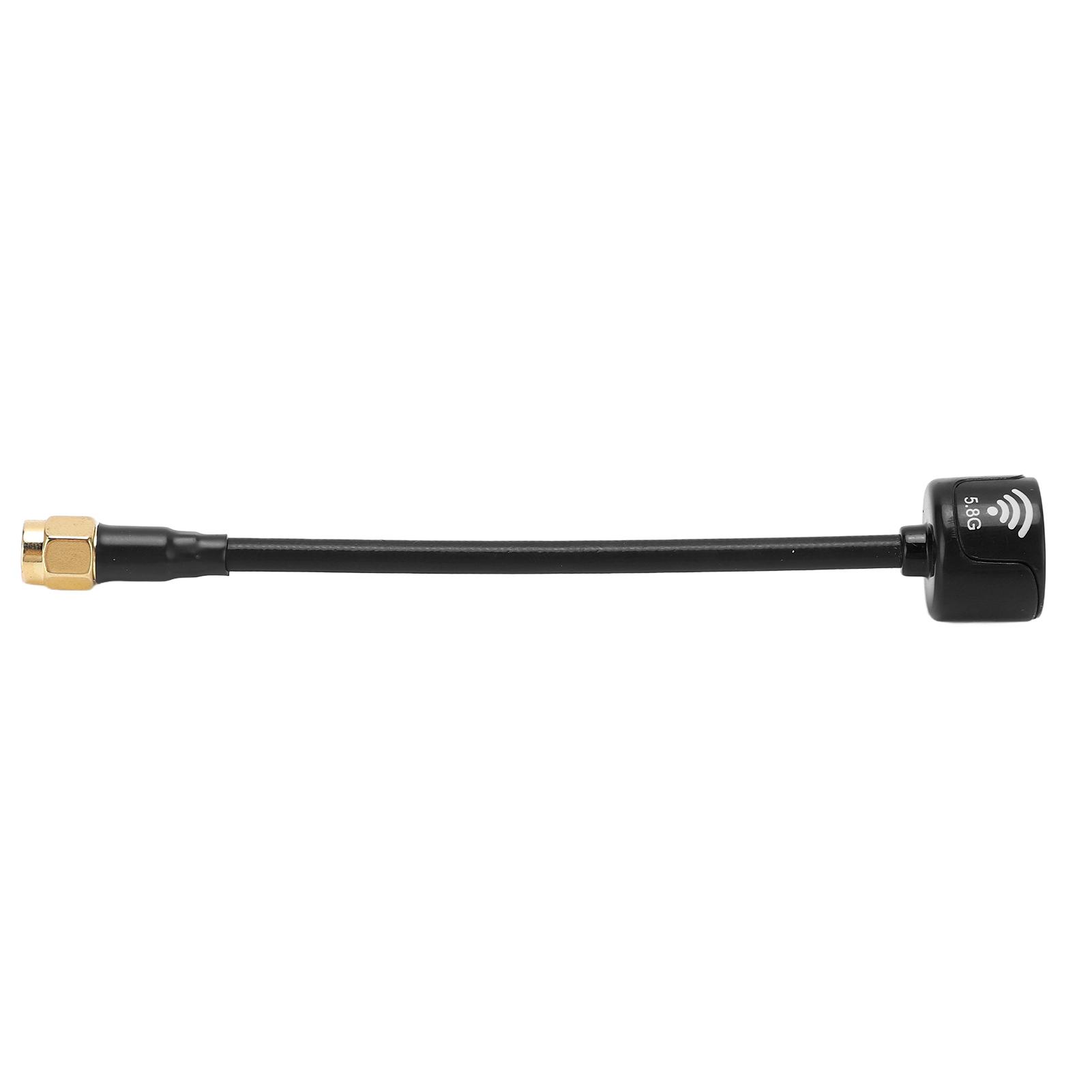 125mm 5.8GHz 2.5Dbi Antenna for Remote Control FPV Drone Impact Resistant RHCP Gain AntennaBlack
125mm 5.8GHz 2.5Dbi Antenna for Remote Control FPV Drone Impact Resistant RHCP Gain AntennaBlack