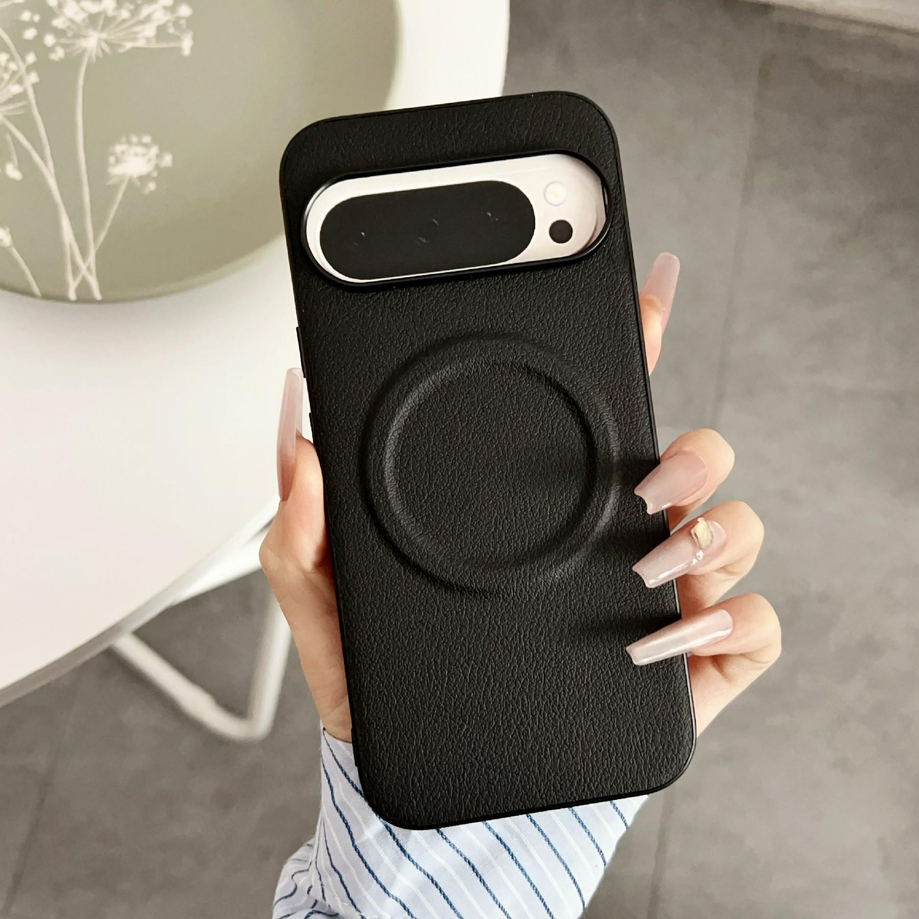 For Google Pixel 10 Pro XL Magnetic Case PU Leather+TPU Phone Back Cover
For Google Pixel 10 Pro XL Magnetic Case PU Leather+TPU Phone Back Cover