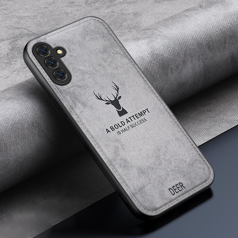 For Samsung Galaxy S24 FE Case Cloth Texture Deer Pattern Leather Back Phone Cover Blue
For Samsung Galaxy S24 FE Case Cloth Texture Deer Pattern Leather Back Phone Cover Blue