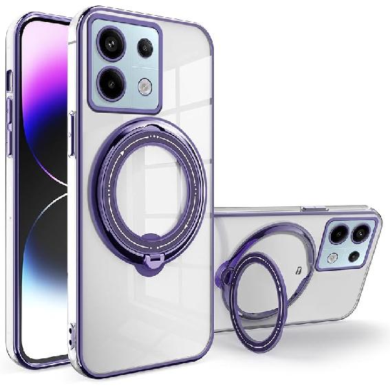 Сумісний з чохлом Redmi Note 13 Pro 5G Прозорий з кільцем-підставкою, Ударостійкий чохол для телефону для Xiaomi Redmi Note 13 Pro 5G Силіконовий ТПУ Милий Захисний фіолетовий
Сумісний з чохлом Redmi Note 13 Pro 5G Прозорий з кільцем-підставкою, Ударостійкий чохол для телефону для Xiaomi Redmi Note 13 Pro 5G Силіконовий ТПУ Милий Захисний фіолетовий