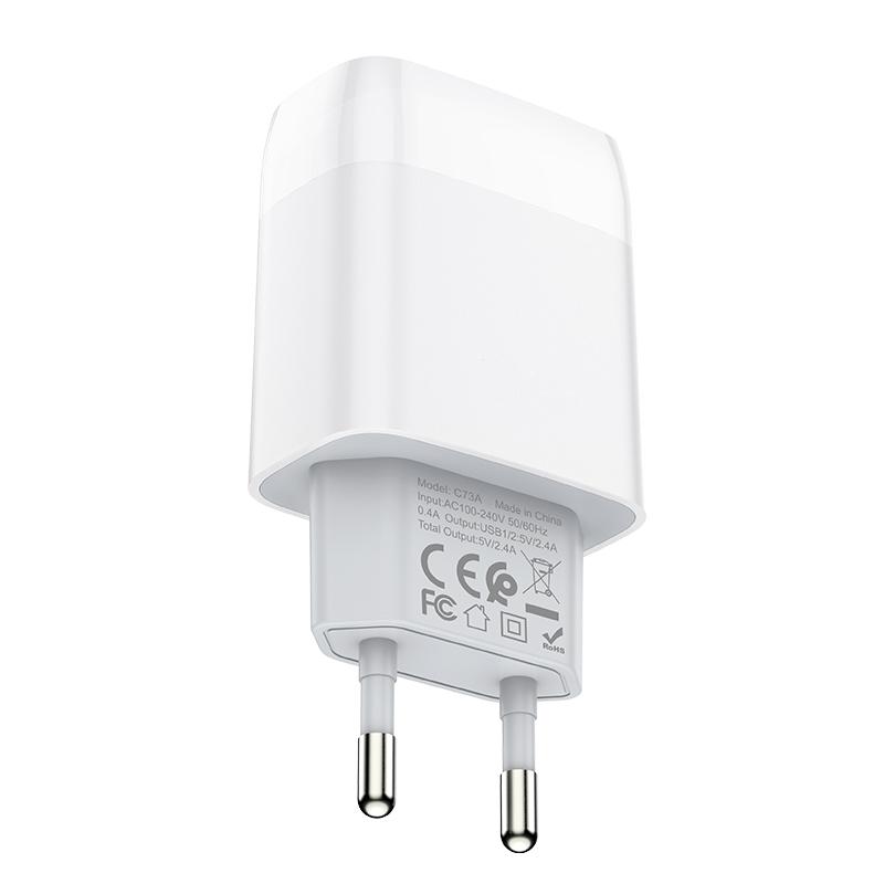 Dual USB Charger EU/US/UK Plug 2.4A Max Phone Charger For Samsung A51 A71 Mini Wall Adapter Charger For Xiaomi Mi 11/10 Pro US Charger
Dual USB Charger EU/US/UK Plug 2.4A Max Phone Charger For Samsung A51 A71 Mini Wall Adapter Charger For Xiaomi Mi 11/10 Pro US Charger