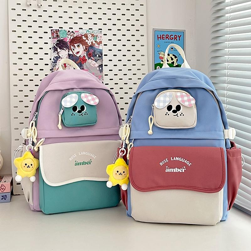 Children s Contrast Color Schoolbag Lightweight Backpack Large Capacity Girls Backpack синій
Children s Contrast Color Schoolbag Lightweight Backpack Large Capacity Girls Backpack синій