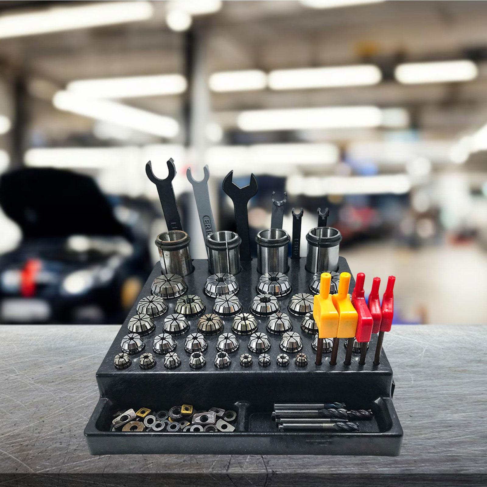 Фрезерный органайзер Ящик для хранения сверл Инструменты Запасная часть Прочный Черный Универсальный для пробивки
Фрезерный органайзер Ящик для хранения сверл Инструменты Запасная часть Прочный Черный Универсальный для пробивки