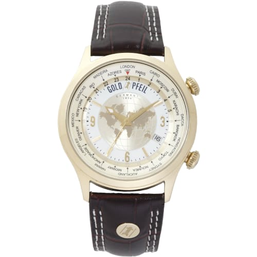 Gold File Watch G21000GC, Brown, Officially Imported
Gold File Watch G21000GC, Brown, Officially Imported
