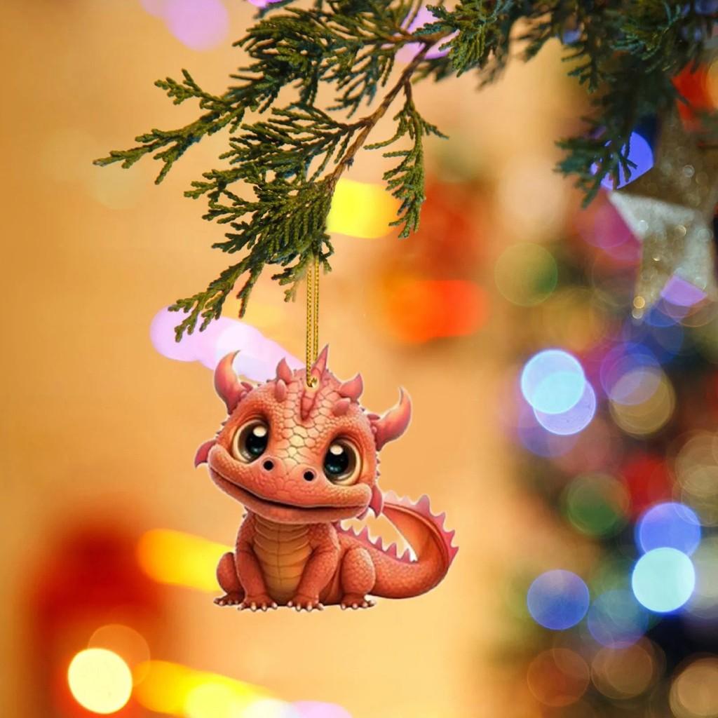 Уникальные акриловые подвески-динозавры для причудливого украшения автомобиля к Рождеству 19
Уникальные акриловые подвески-динозавры для причудливого украшения автомобиля к Рождеству 19