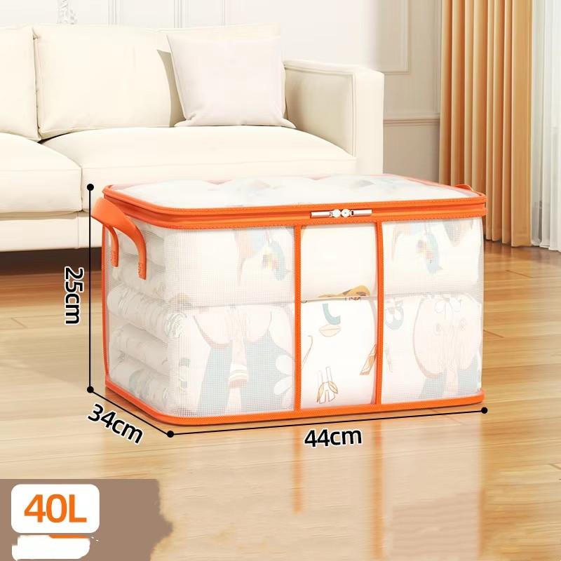 Большие прозрачные сетчатые сумки для хранения одеял, пуховиков, одежды, складной органайзер под кровать, для переезда, домашнего использования, организации
Большие прозрачные сетчатые сумки для хранения одеял, пуховиков, одежды, складной органайзер под кровать, для переезда, домашнего использования, организации